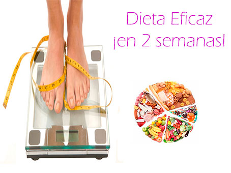 dieta para bajar de peso en 2 semanas